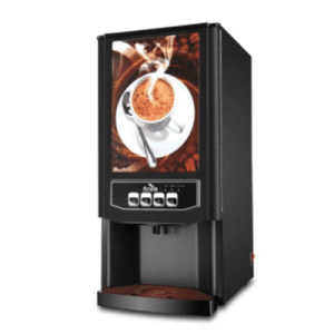 MAQUINA DISPENDEDORA DE CAFE ECOBECK MODELO GBD203D, 3 SABORES + AGUA CALIENTE.