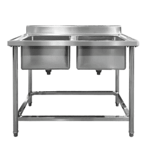 LAVAFONDO 2 TACHOS ACERO INOXIDABLE ECOBECK